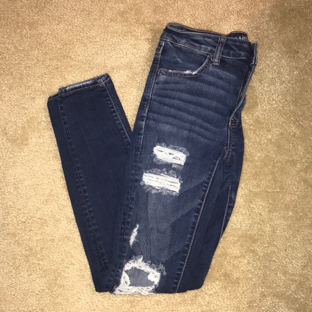 American eagle ripped jeans